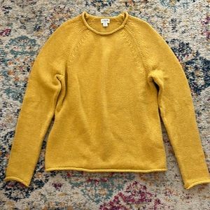 J. Crew mustard sweater